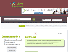 Tablet Screenshot of jokko-annonces.com